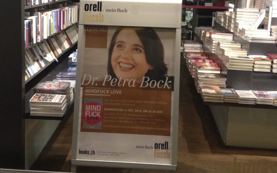Petra Bock liest in Zürich aus MINDFUCK.LOVE. Ein voller Erfolg!