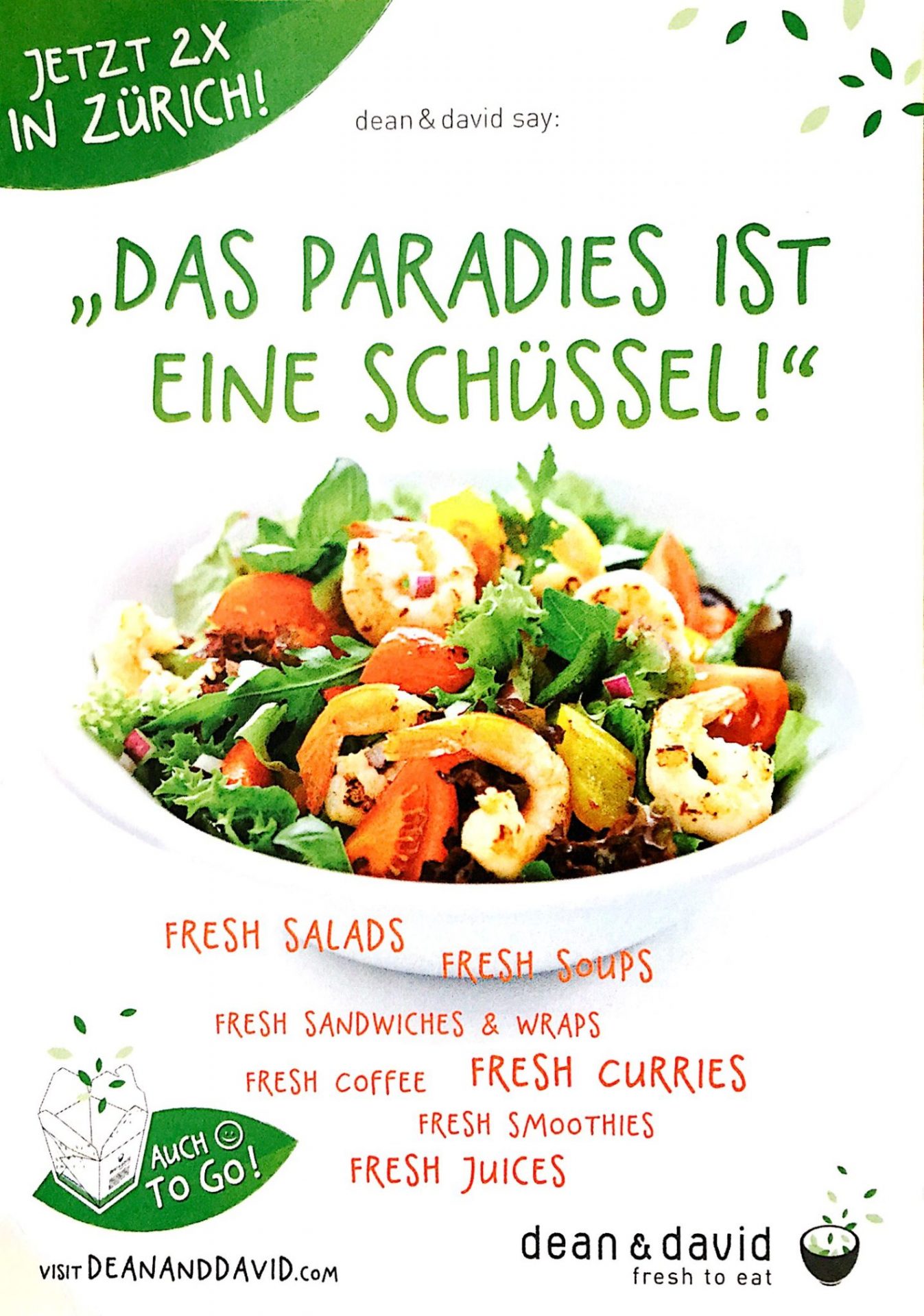 Dean And David Flyer ZH Flyer Dean and David Zürich